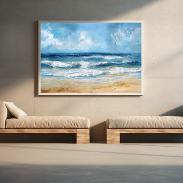 Abstract Beach Painting